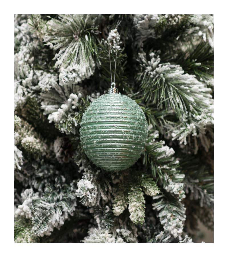 საახალწლო სათამაშო   ბურთულა  2ც  10 სმ  LILI24-A24-17060ME10