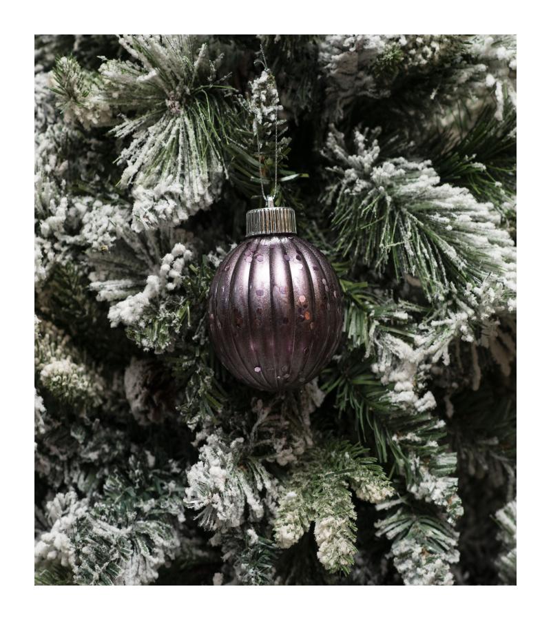 საახალწლო სათამაშო   ბურთულა  3ც  8 სმ  LILI24-A24-10029LP8