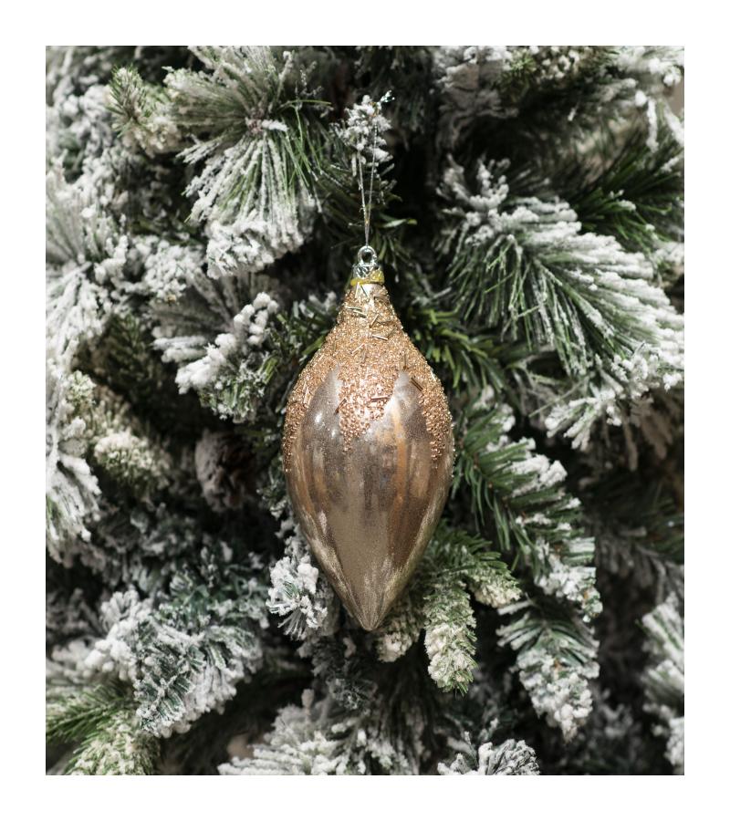 საახალწლო სათამაშო   ბურთულა  2ც  16 სმ  LILI24-A24-11064CH10