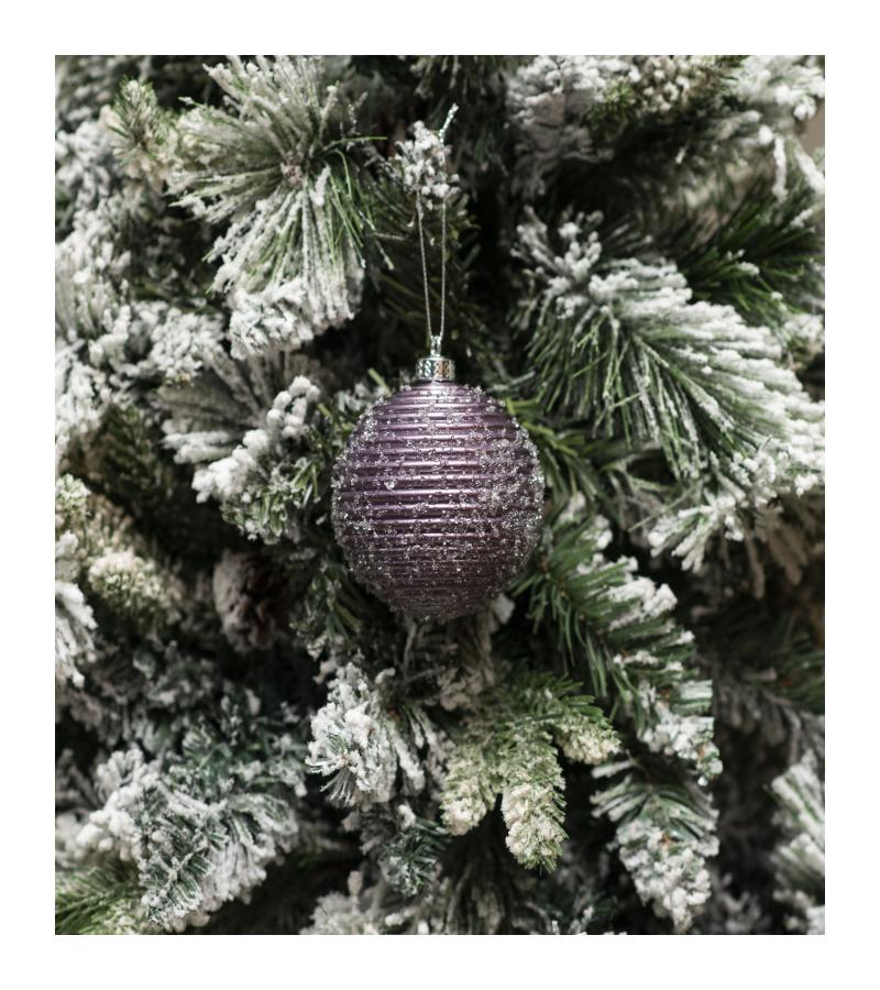 საახალწლო სათამაშო   ბურთულა  3ც  8 სმ  LILI24-A24-17060LP8