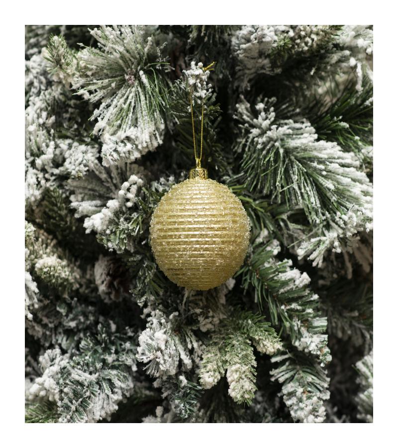 საახალწლო სათამაშო   ბურთულა  3ც  8 სმ  LILI24-A24-17060G8