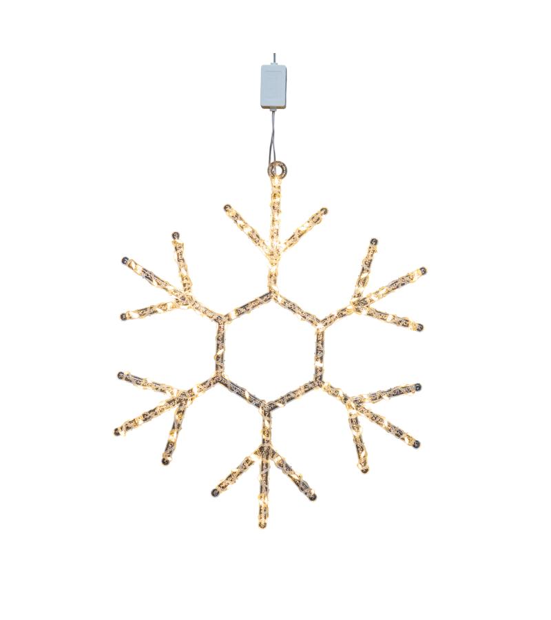 საშობაო სათამაშო განათებით ფიფქი   MYDS-2433