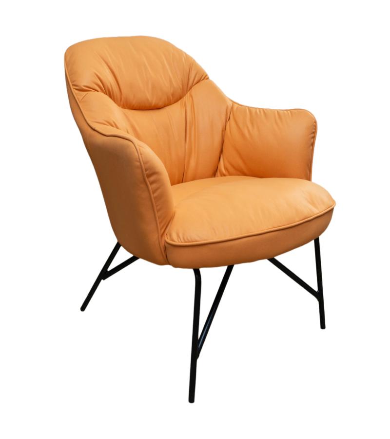 Стул с металлическими ножками ФСЖХ--9 Оранжевый