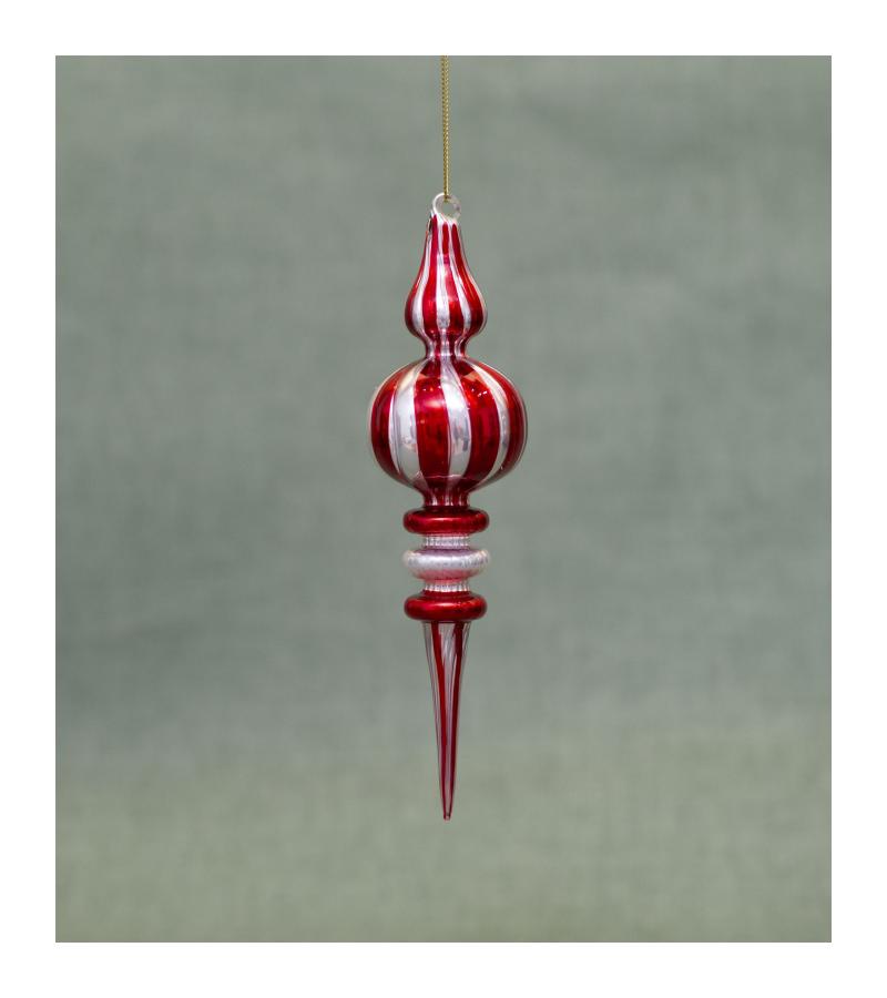 მინის საახალწლო სათამაშო  HTSD-24432B ზომა :20*6*6 