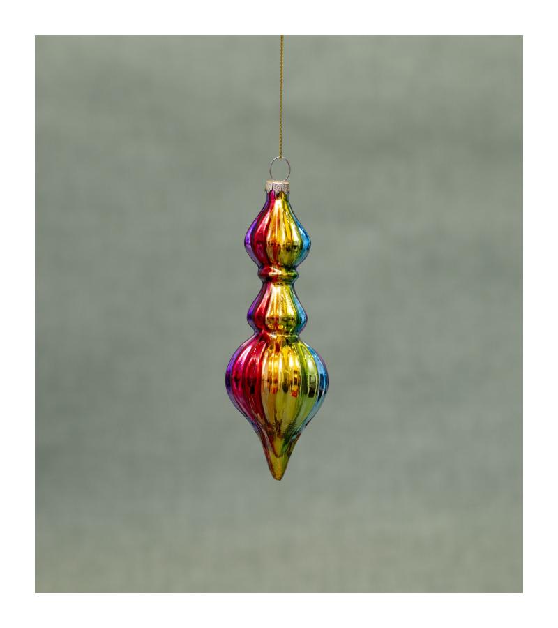 მინის საახალწლო სათამაშო  HTSD-24544  ზომა :15*6*6