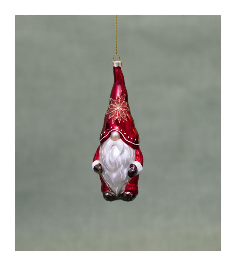 მინის საახალწლო სათამაშო  HTSD-24541  ზომა :14*6*5   