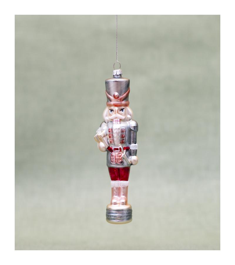 Стеклянная новогодняя игрушка HTSD-24540 Размер: 20*7*5