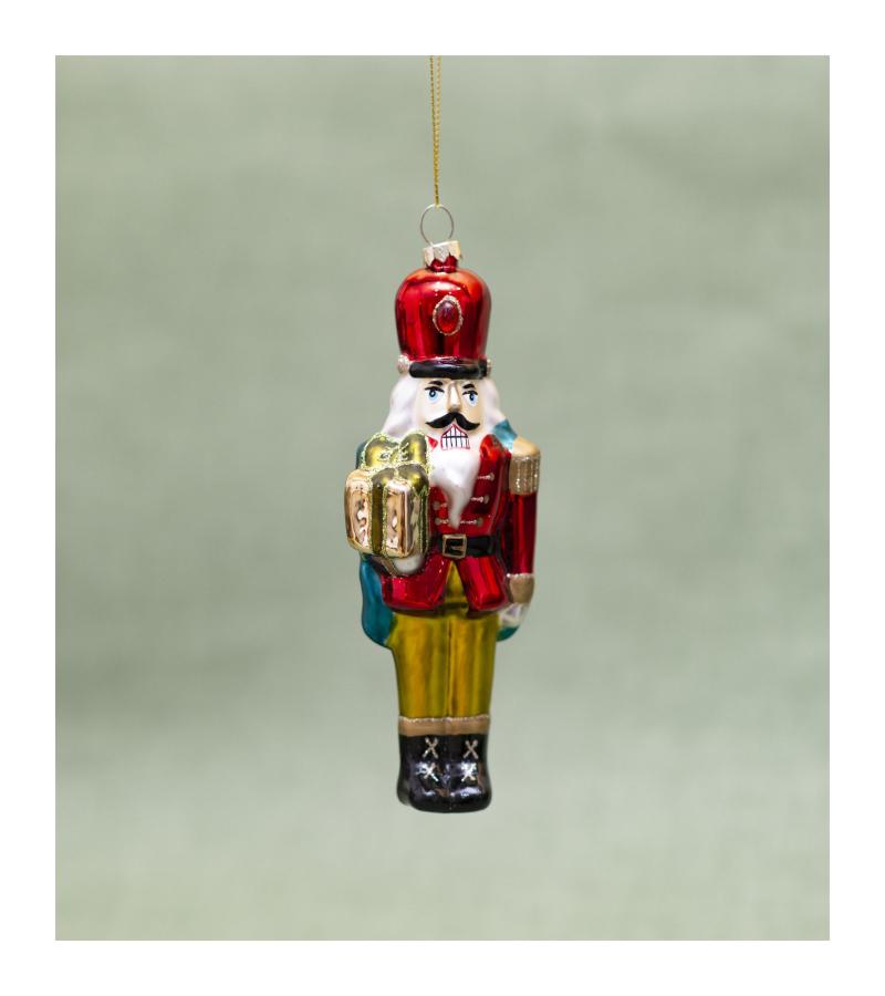 მინის საახალწლო სათამაშო  HTSD-2305066  ზომა :6*5*17 