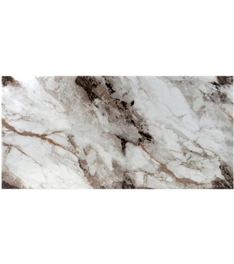 Decorative panel self-adhesive PVC Мрамор Нова Тонье гранд 300x600mm (6 pcs) dark. GRACE