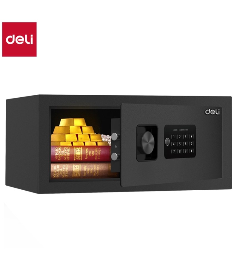 Safe T531 size. 17*23*17 cm BLACK deli