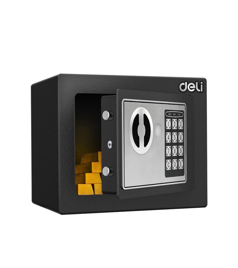 Safe T510 size. 17*23*17 cm BLACK deli