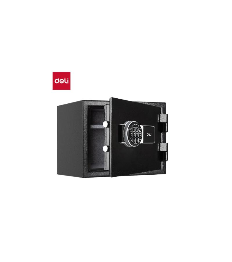 Safe T586 size. 30*38*30 cm BLACK FIREPROOF SAFE bitter. deli