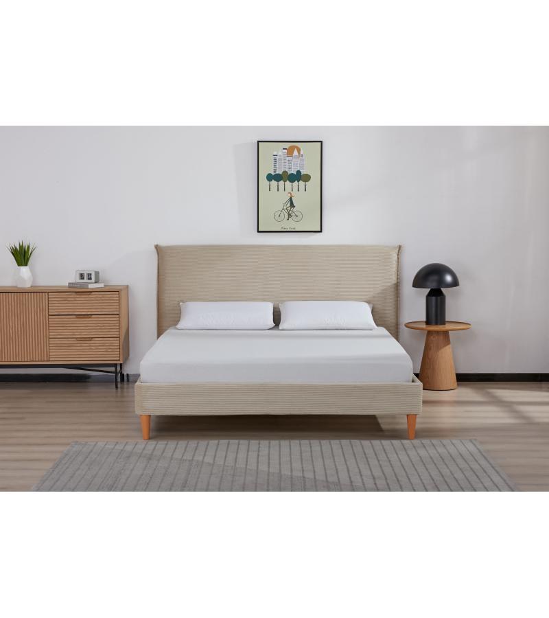 საწოლი  LBED17Y-75N4  ზომა:1600*2000*870 ფერი: 3#N1-130 BEIGE