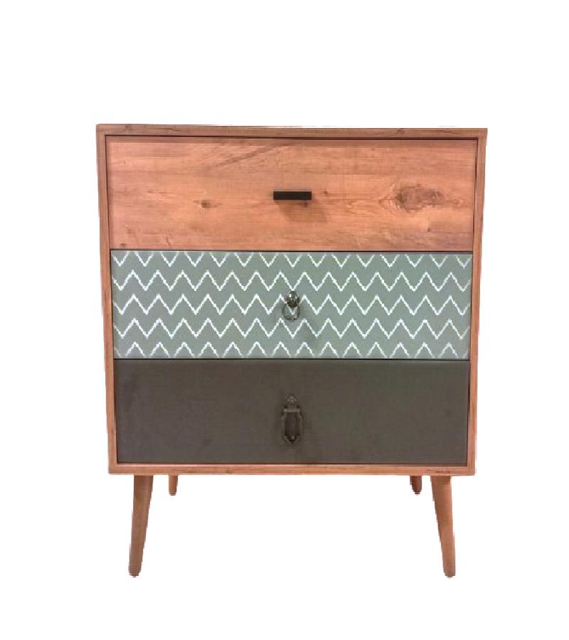 Dresser 80 cm TRIWAVE color. ANTHRACITE-MELISA Bitter.  DECORISTER 