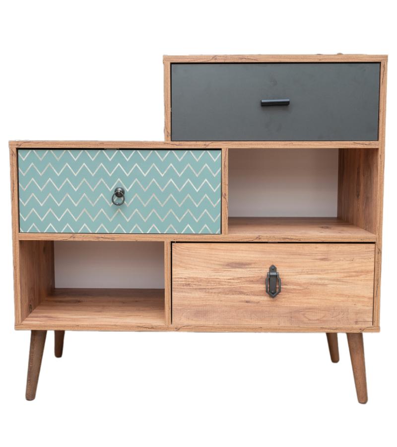 Dresser 110 cm TRIWAVE color. ANTHRACITE-MELISA Bitter.  DECORISTER 