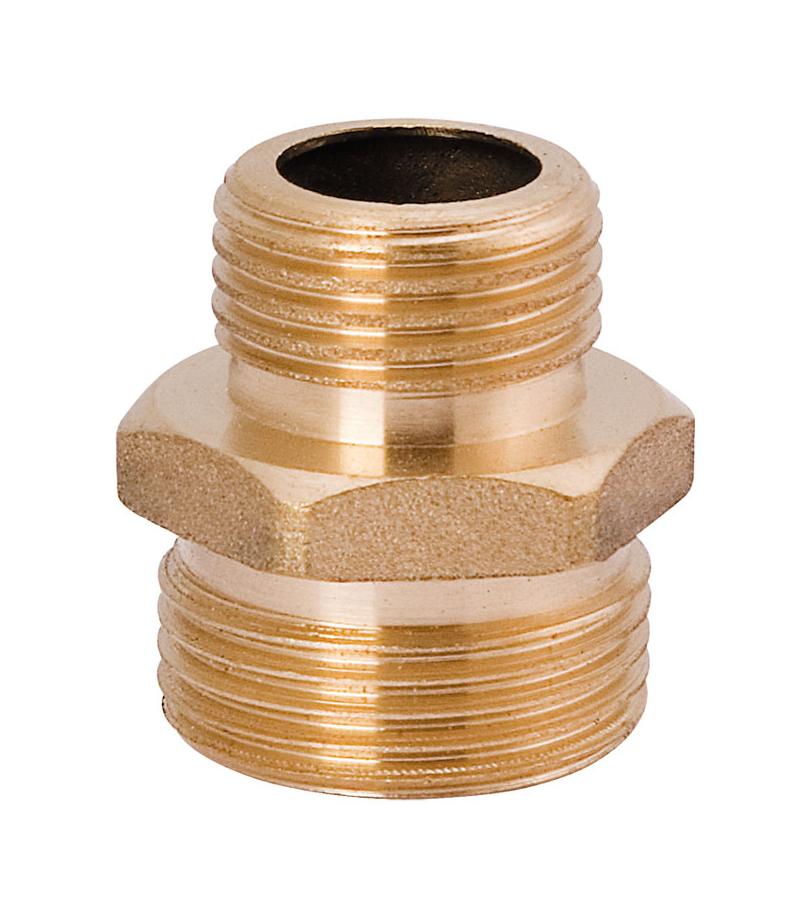 Brass Adapter Nipple 1/2-3/8 # 864 TDS