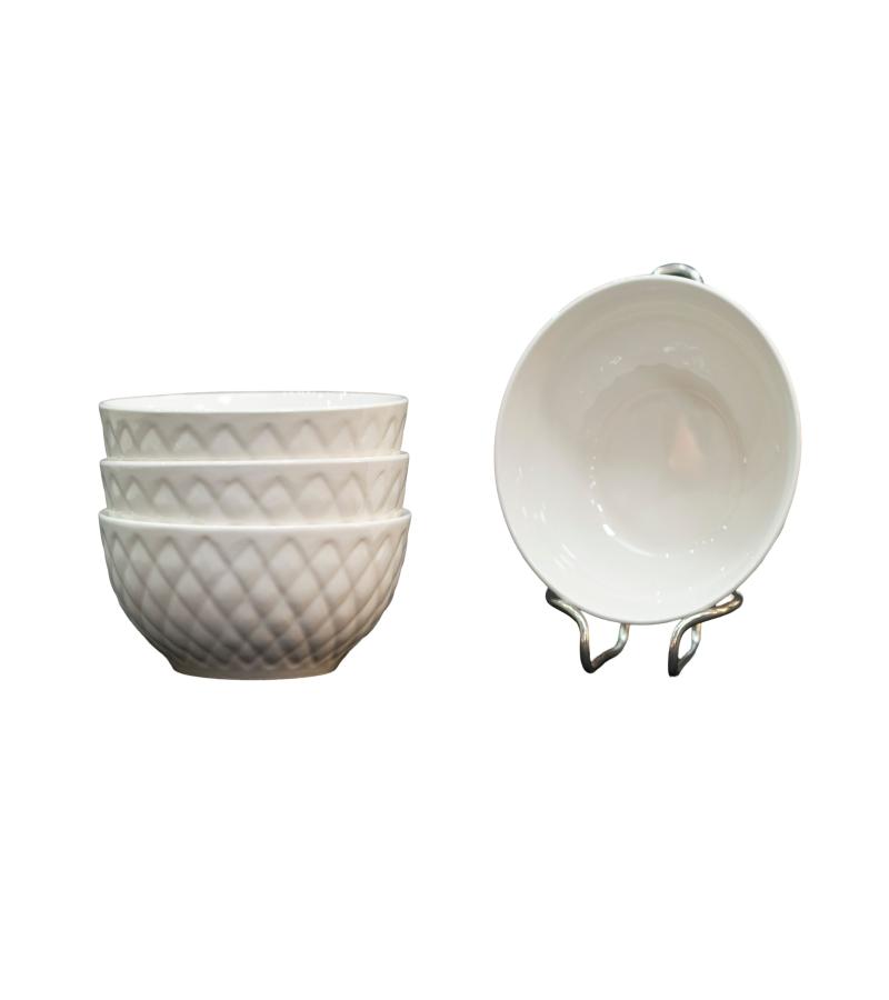 თეფში ღრმა კერამიკული  (4ცალი)   #3003-2  S/4  15 სმ