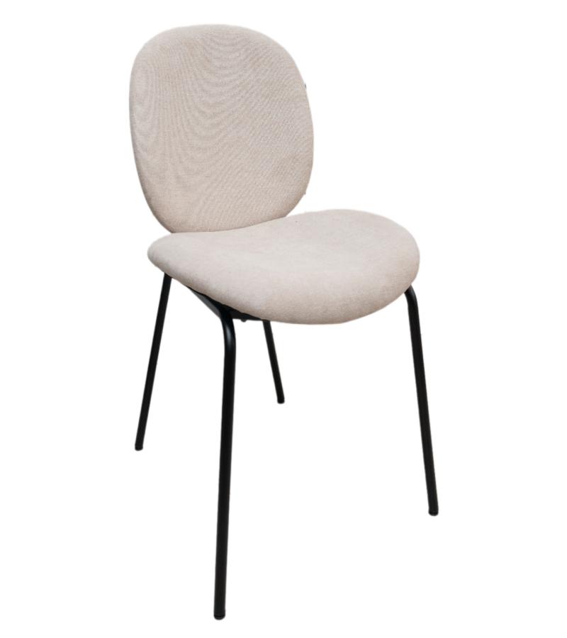 სკამი   #DC9515 / MISS-060  walnut back  (57*48*82)  ფერი. BEIGE