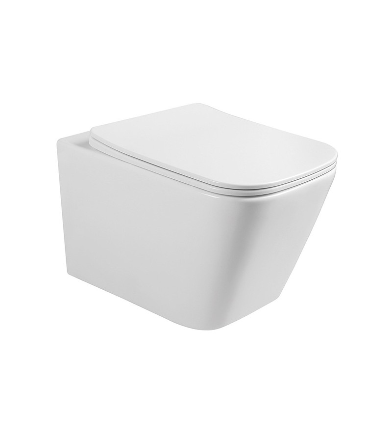 დასაკიდი უნიტაზი  JT-M205  თეთრი, სახურავით  (Tornado Quiet)   JTO