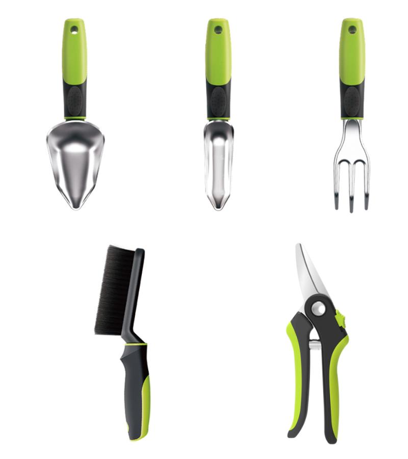 ბაღის ინსტრუმენტების ნაკრები  5ც  25სმ  DL580845    მწარ.  deli 