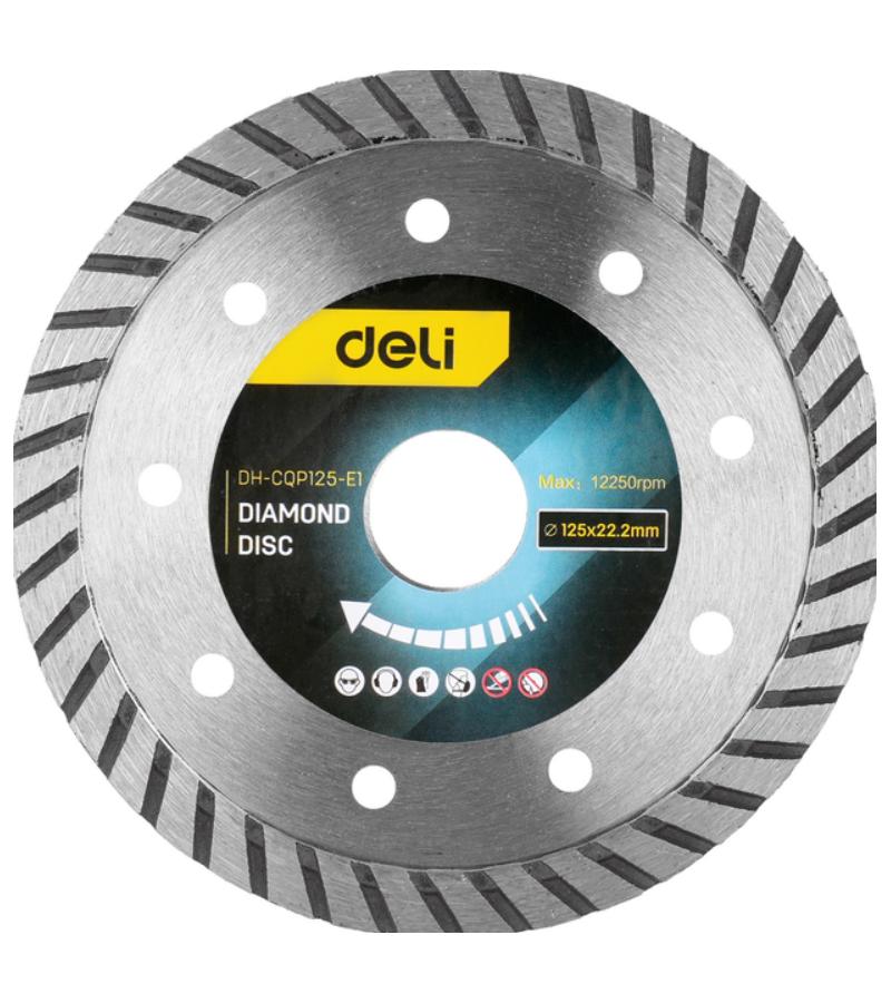 ლითონის საჭრელი დისკი  (კერამიკული ფილის)   115*1.2*22.2 mm  DH-CQP125-E2    მწარ.  deli 