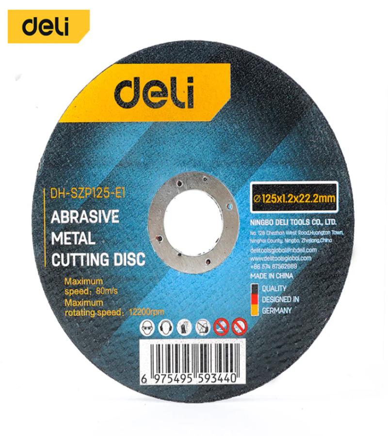 ლითონის საჭრელი დისკი  125*1.2*22,2 mm  DH-SZP125-E2    მწარ.  deli 