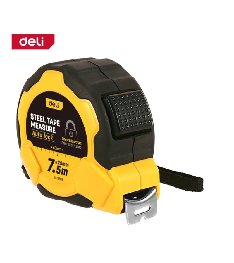 საზომი რულეტი  7,5მ  DL3798    მწარ.  deli 