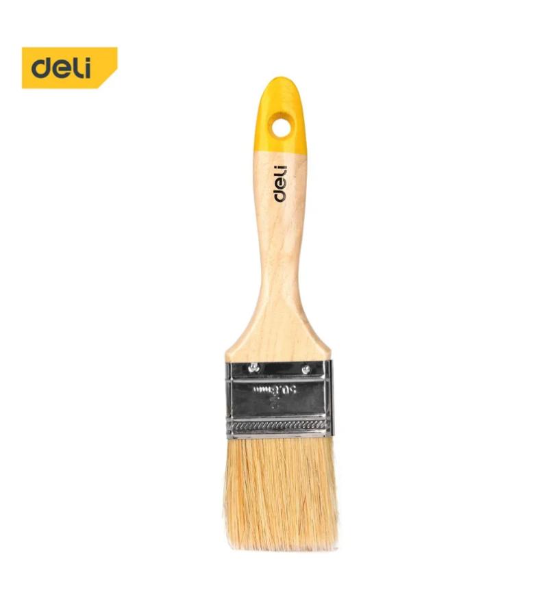 სამღებრო ფუნჯი ხის სახელურით  2''  DL509122    მწარ.  deli 