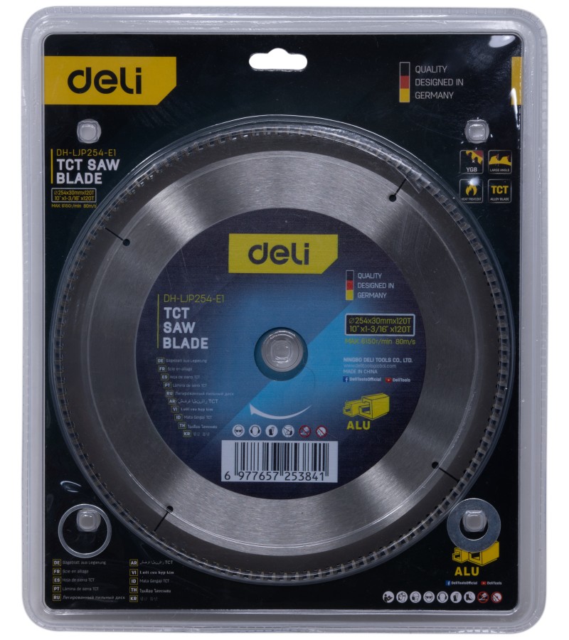 Диск отрезной по алюминию (пила TCT) 254мм(10) x 120T DH-LJP254-E1 Bitter. deli