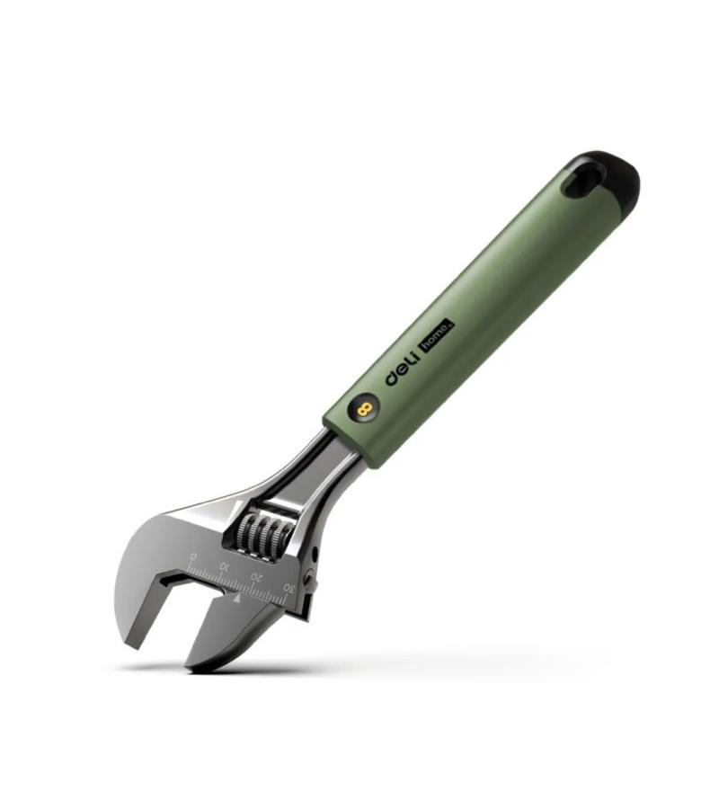 ქანჩი რეგულირებადი  8''   HT1508L  Home° / Green    მწარ.  deli 