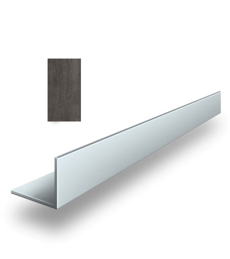 ალუმინის კუთხე  10x10მმ  2,7მ  ANTIQUE BROWN   მწარ.  PROPLAST 