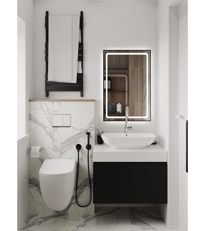 სარკე  LED განათებით  60*80 სმ  Touch Switch  #H-1016F