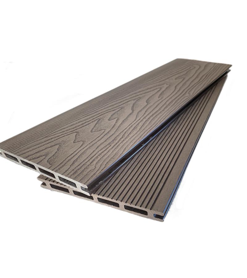 Plus. Outdoor floor covering Deck #145H21-O Color #HS105 Coffe Color Size: 145*21*2900