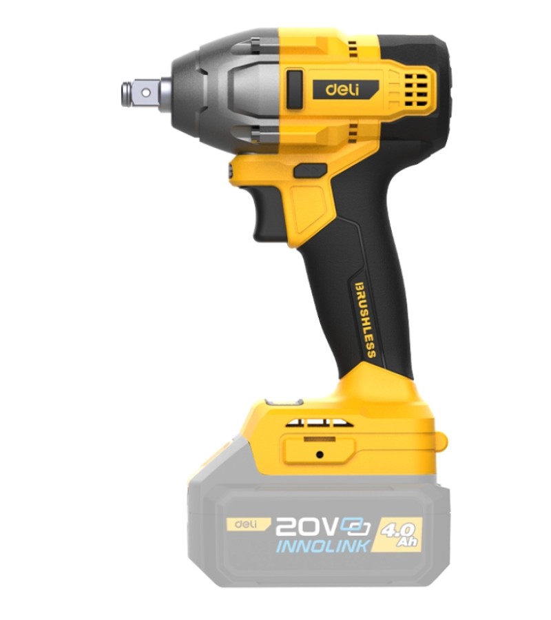 ქანჩის მოსახსნელი  20V 320NM  (ელემენტის გარეშე)  DC230Z   მწარ.  deli 