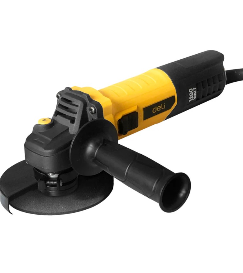 ელ. კუთხსახეხი   1200ვტ /  125მმ   YELLOW  DL-JM125-E4    მწარ.  deli 