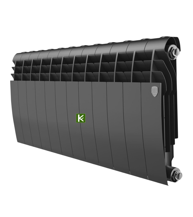 სექ.რადიატორი ბიმეტალი BILINER B 350 / BLACK  მწარ.  Royal Thermo