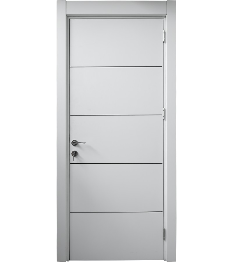 კარი  F01  ზომა. 70*208   ფერი. WHITE Black lined  მწარ. ANADOORIA