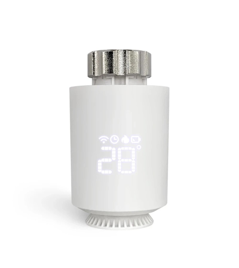 თერმოსტატიკური თავი ელ. Smart Heat  თეთრი  მწარ. Royal Thermo