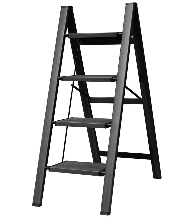 კიბე - 4 საფეხურით MYTY-T0204-B ფერი :შავი