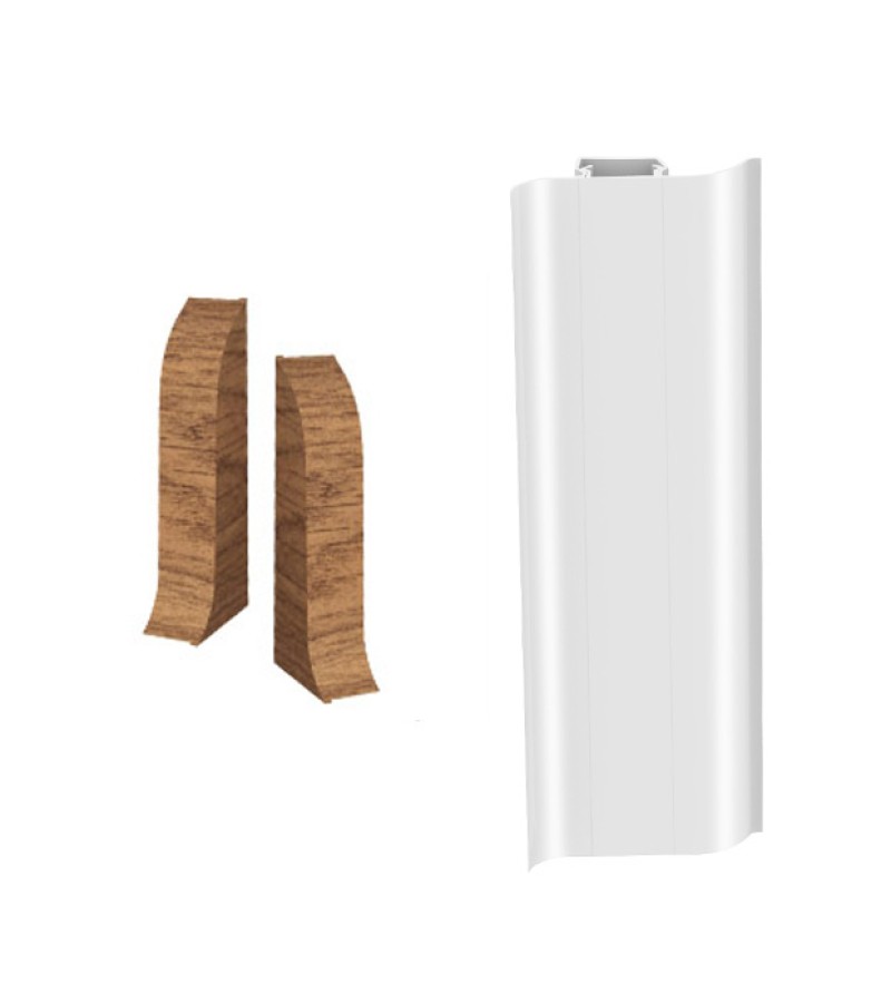 ხუფი მარც.+მარჯ. პლინტუსის  # 6050 БЕЛЫЙ   Декопласт