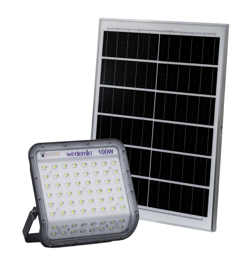 პროჟექტორი მზის ენერგიაზე  100W  WD-58#-100W  6500K