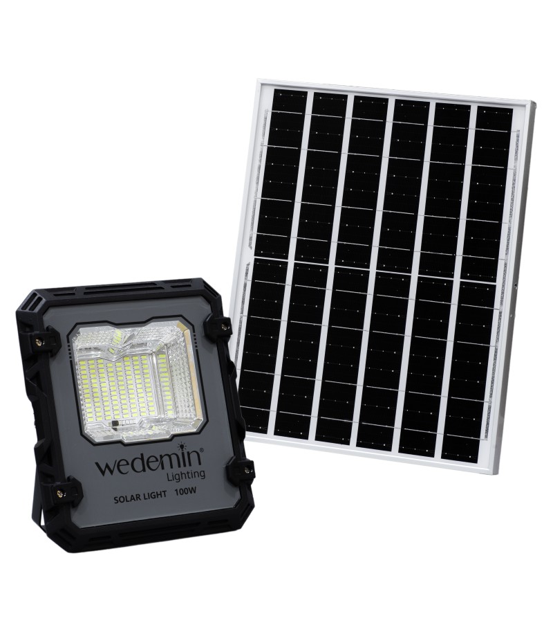 პროჟექტორი მზის ენერგიაზე  100W  WD-139#-F100W  6500K