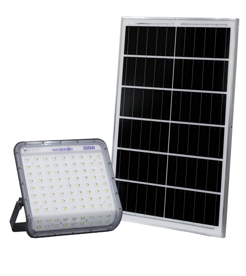 პროჟექტორი მზის ენერგიაზე  200W  WD-58#-200W  6500K