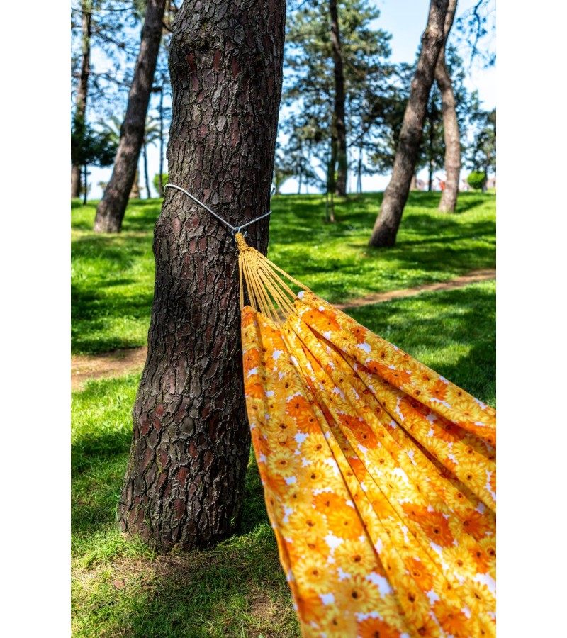 ჰამაკი ჩანთით #SJHW-A58-3-  ფერი:Yellow  ზომა:200*150 