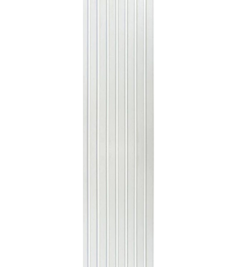 დეკორატიული პანელი  LB-3771  შესაღები  MDF 18*121*2800  MATT BUTE NEW WHITE  3082   მწარ.  AGT