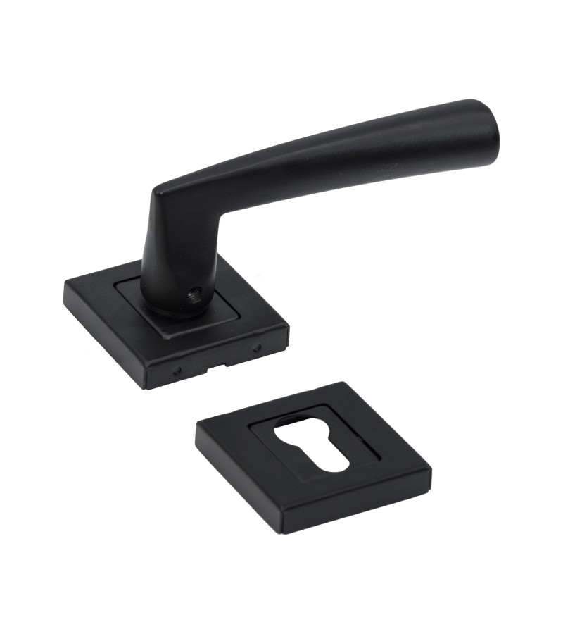 კარის სახელური კომპლექტი  HAZAL  ფერი: შავი  (KARE)  მწარ. OMEGA