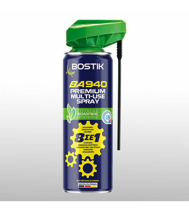 მულტიფუნქციური სპრეი BA940 Premium 300მლ.     BOSTIK
