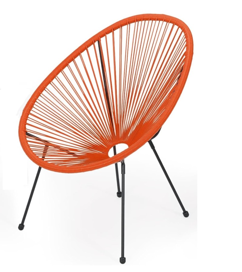 სკამი გარე  FC1039 ზომა: D78*W72*H89cm - 19x1.2mm ფერი: ORANGE 