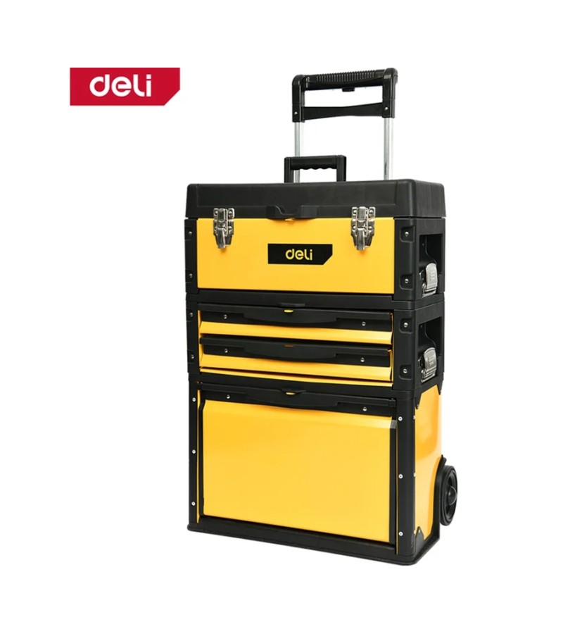 ინსტრუმენტების სამგზავრო ყუთი  56*36*79  DL-TS3C-20    მწარ.  d e l i 