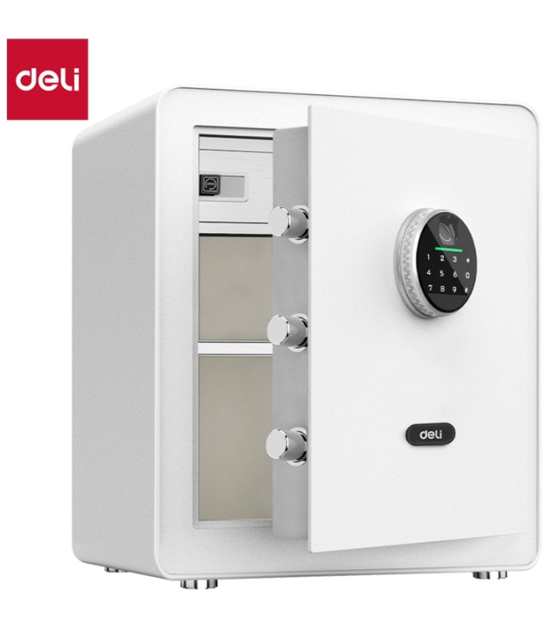 სეიფი  T634  ზომა. H45*W38*D32 სმ   WHITE   FINGERPRINT   მწარ. d e l i